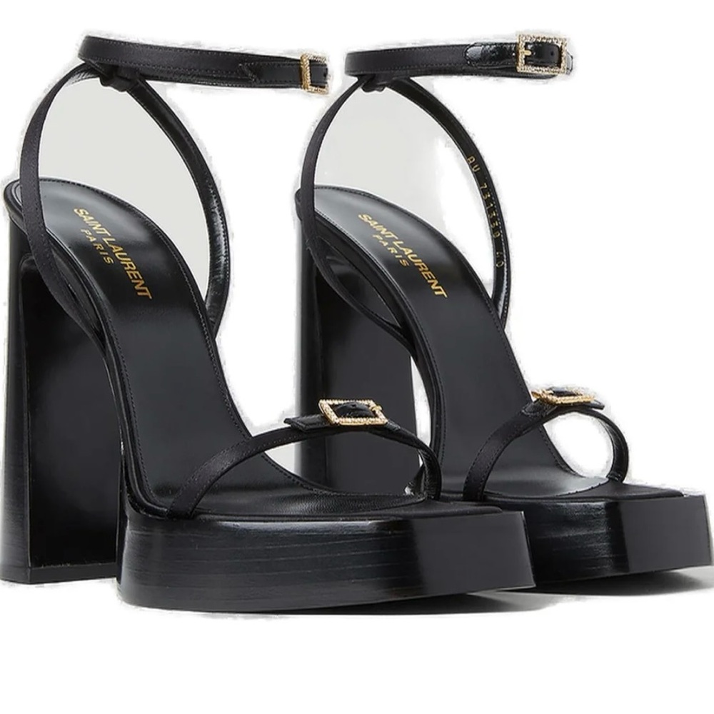 NWT Saint Laurent Carine Platform Sandal. Brand new comes with box & dus… - Picture 12 of 13